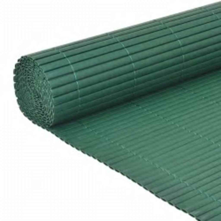 Vidaxl Gartenzäune doppelte 110 x 500 cm Grün