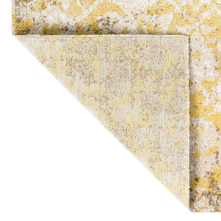 Vidaxl Außen Teppich flach gewebt 80x250 cm Gelb