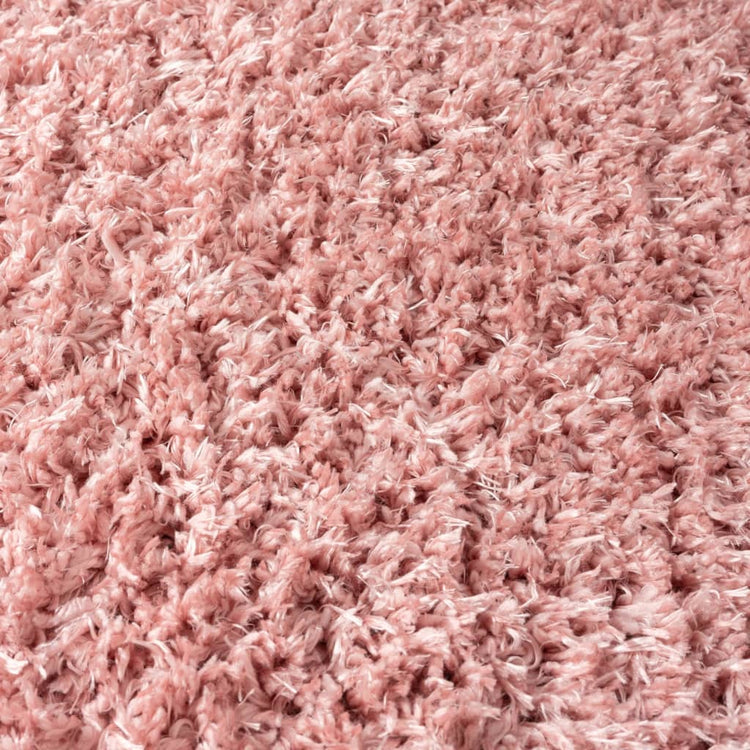 Vidaxl Teppich Shaggy High Stapel 50 mm 160x230 cm Pink