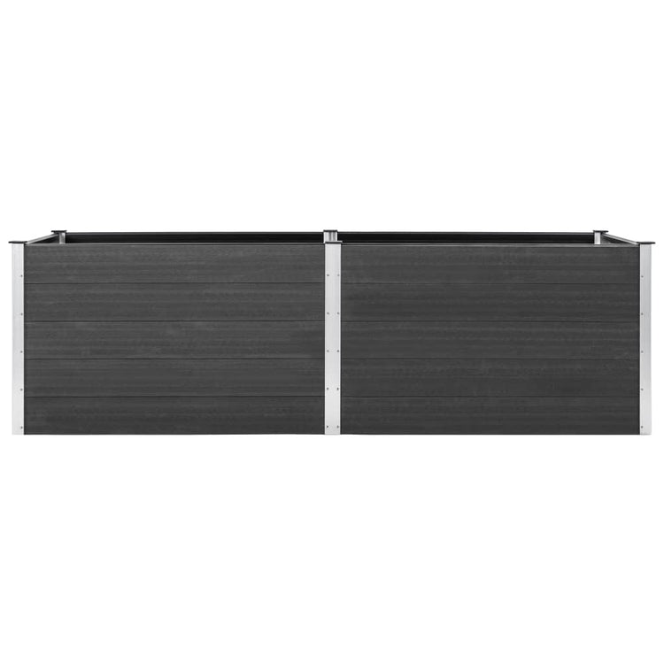 VIDAXL -Pflanzer erhöhte 200x50x91 cm HKC Gray