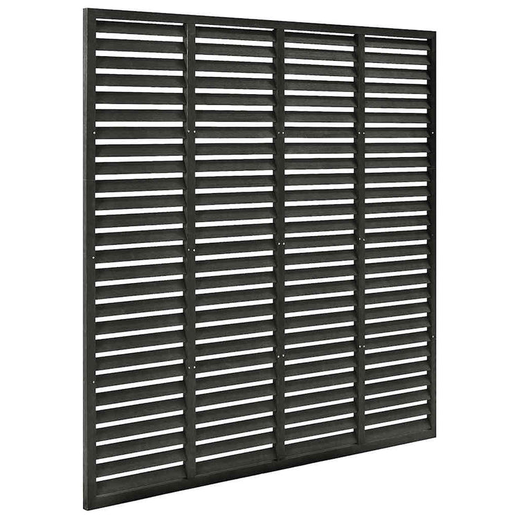 Vidaxl Lamellenhek 180x180 cm HKC Dunkelgrau