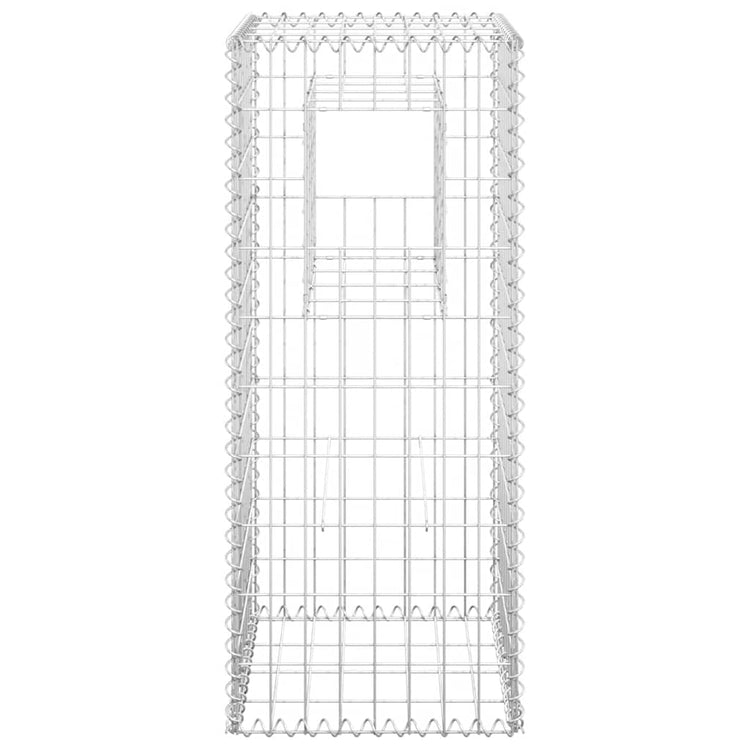 Vidaxl Schanskorf Pole 40x40x100 cm Eisen