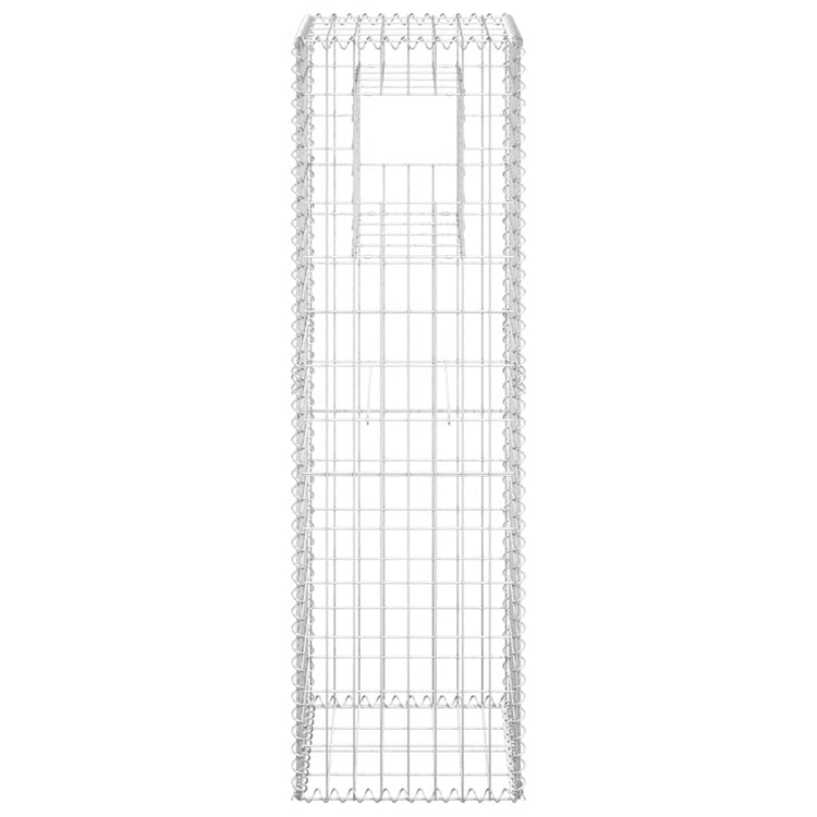 Vidaxl Schanskorf Pole 40x40x140 cm Eisen