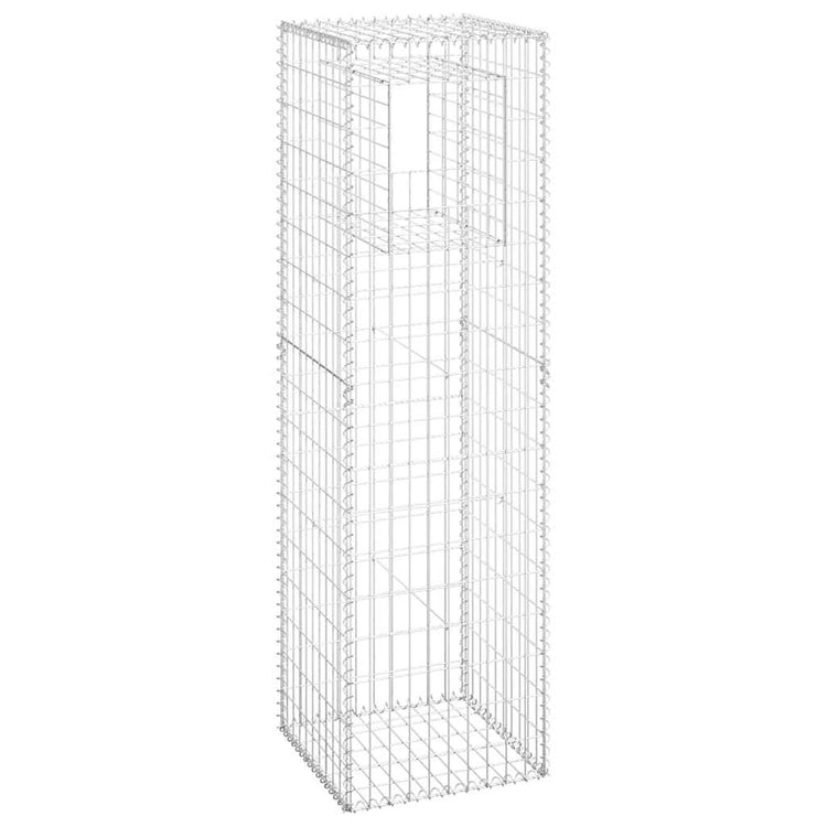 Vidaxl Schanskorf Posts 2 PCs 50x50x180 cm Eisen