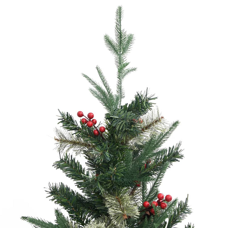 Vidaxl Weihnachtsbaum mit Kiefernkegeln 120 cm PVC und PE Green