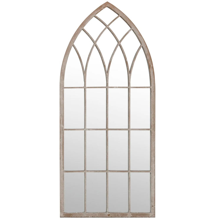 Vidaxl Garden Mirror 100x45 cm Eisensand -gelöscht