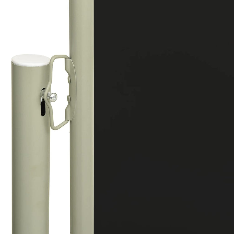 Vidaxl Windschutzscheibe ausziehbar 117x300 cm Schwarz