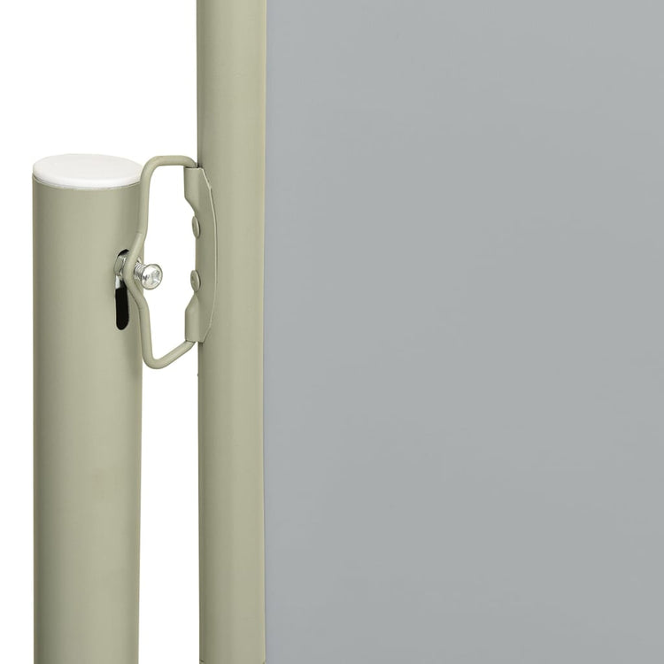 Vidaxl Garden Bildschirm Ausziehbar 117x300 cm Grau