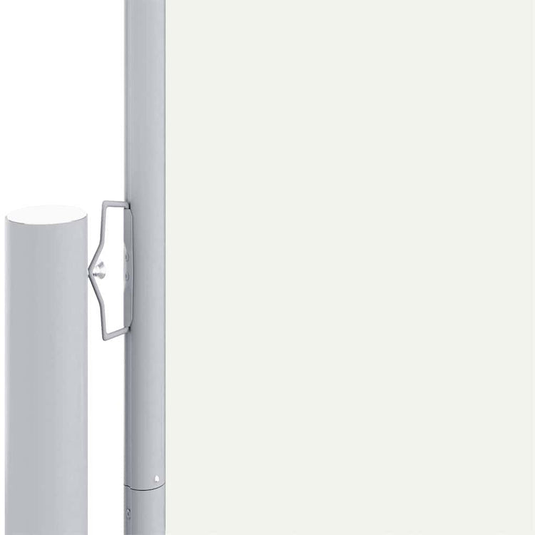VIDAXL -Windschutzscheibe ausziehbar 220x1200 cm cremefarben