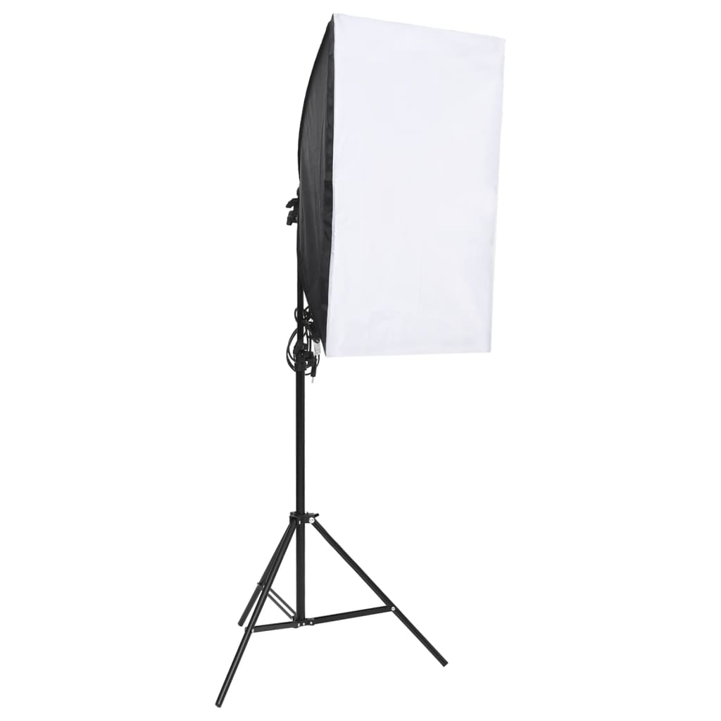 VIDAXL 9-teiliger Fotostudio-Set mit Beleuchtungsset und Softboxen