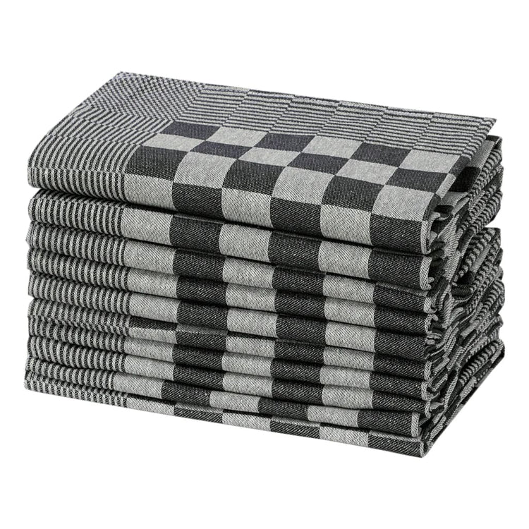 Vidaxl Küchentücher 20 St 50x70 cm Baumwollschwarz und Weiß