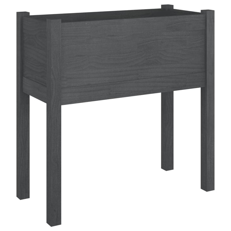 VIDAXL -Pflanzer 2 ST 70x31x70 cm Festkiefergrau