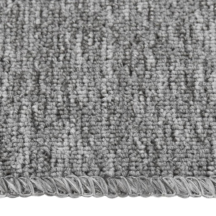 Vidaxl-Treppenmatten 15 St. Anti-Rutsch rechteckig 60x25 cm Grau