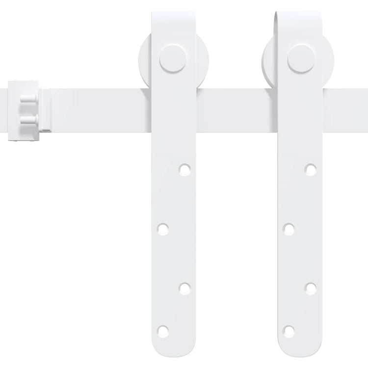 VIDAXL -Suspension für Mini -Skiver -Tür 183 cm Kohlenstoffstahl weiß