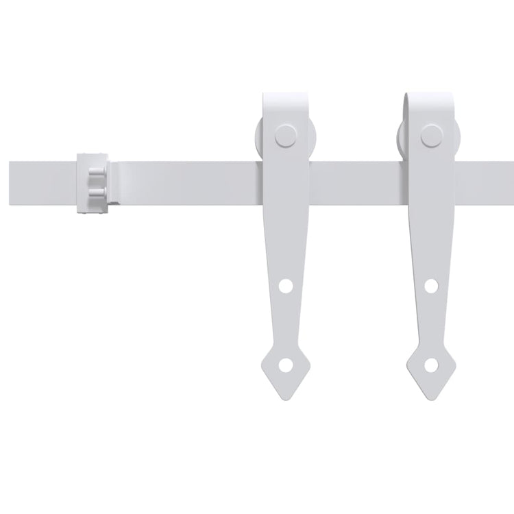 VIDAXL -Suspension für Mini -Skiver -Tür 122 cm Kohlenstoffstahl weiß