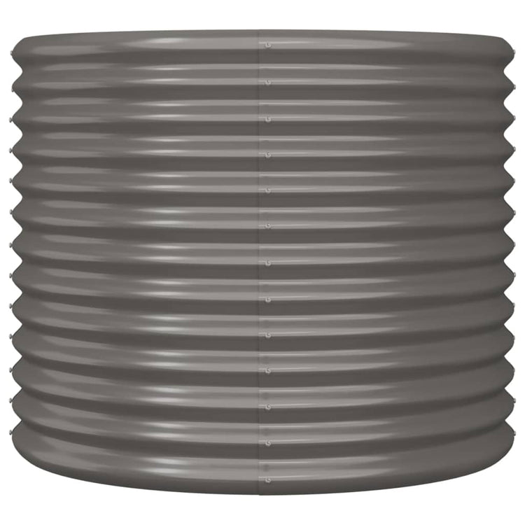 VIDAXL -Planungsbox 80x80x68 cm Pulver -Stahl grau