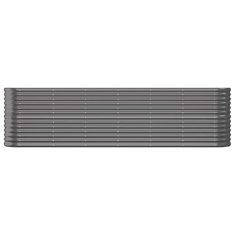 VIDAXL -Planungsbox 260x40x68 cm Pulver -bezogener Stahl -Anthrazit -Verschärfen