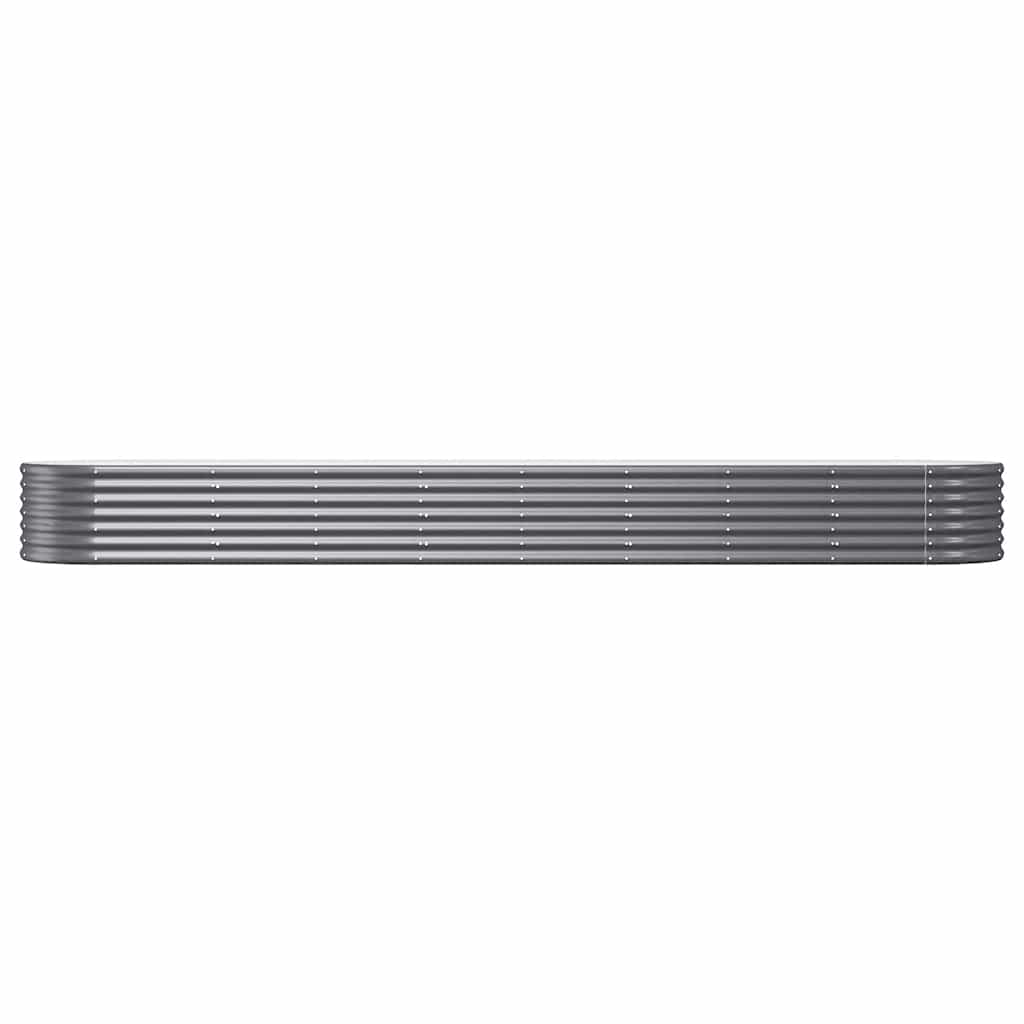 VIDAXL -Planungsbox 368x80x36 cm Pulver -beschichteter Stahl -Anthrazit -Colored