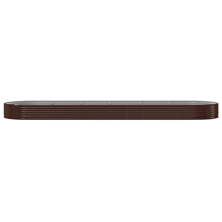 VIDAXL -Planungsbox 523x140x36 cm Pulver -Stahlbraun