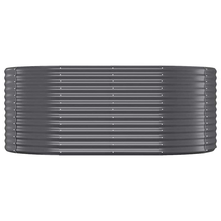 VIDAXL -Planungsbox 175x100x68 cm Pulver -beschichteter Stahl -Anthrazit -Verschärfen