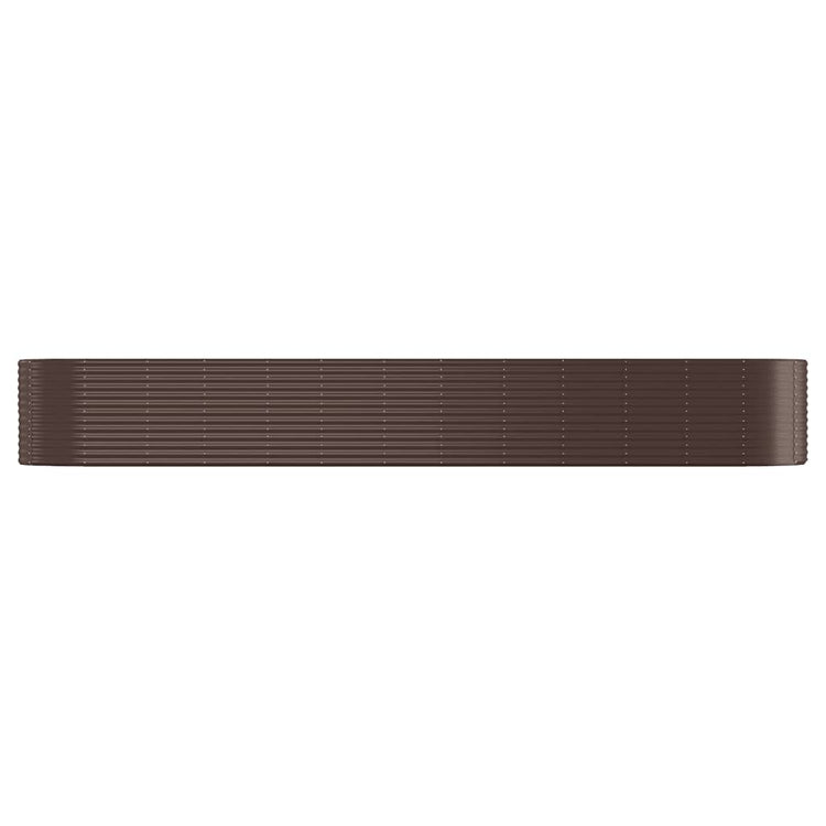 VIDAXL -Planungsbox 507x100x68 cm Pulver -Stahlbraun
