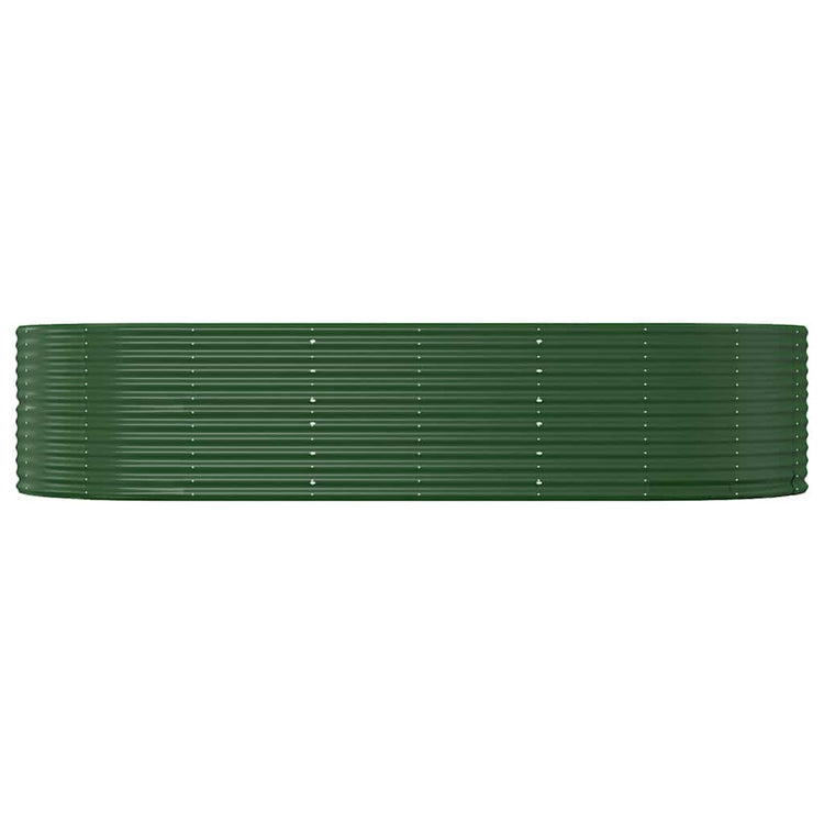 Vidaxx Pflanzgefäß 291x140x68 cm verzinkter Stahl grün