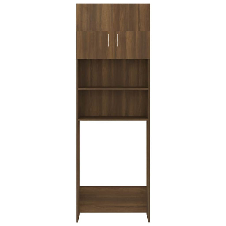 Vidaxl Waschmaschinenschrank 64x25.5x190 cm Braune Eiche Farbe