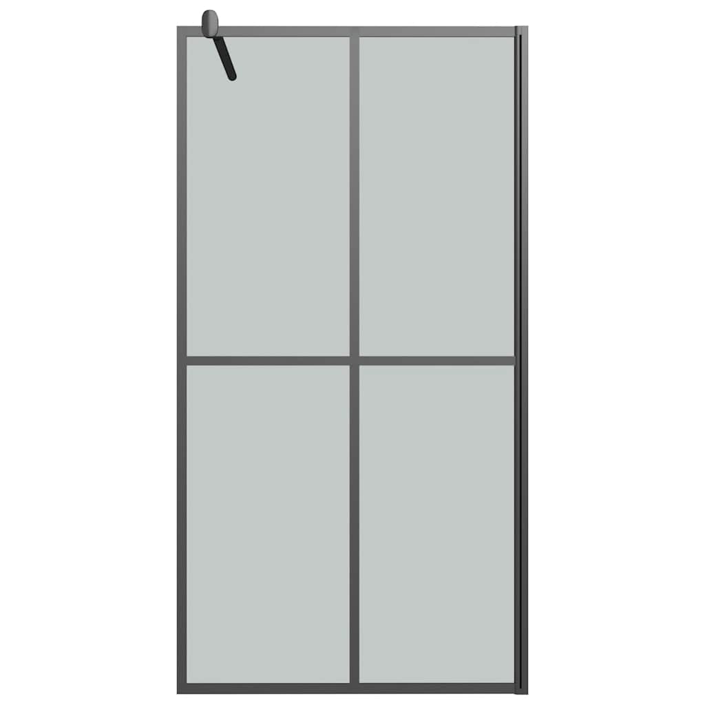 Vidaxl Walk -In -Duschbildschirm 100x195 cm dunkler Temperament