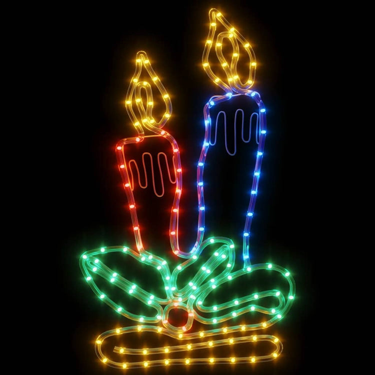 Vidaxl Weihnachten Figur Kerzen mit 144 LEDs 70x42 cm