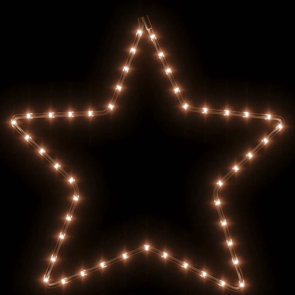 Vidaxl Weihnachten Figurenstern mit 48 warmen weißen LEDs 56 cm