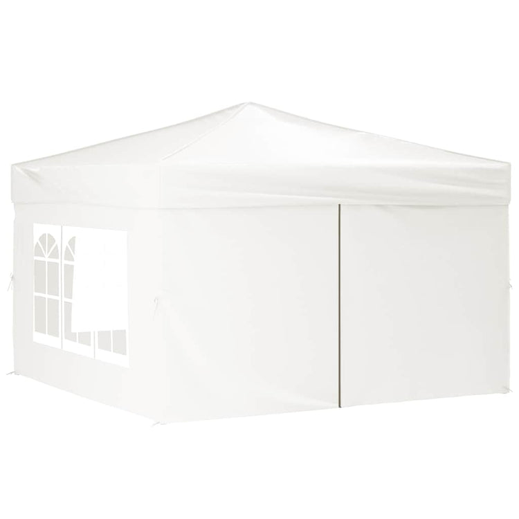 Vidaxl Partytent faltbar mit Seitenwänden 3x3 m weiß