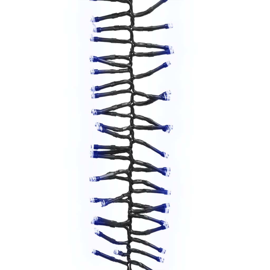 Vidaxl Light Girland Cluster mit 2000 LEDs Blue 17 m PVC