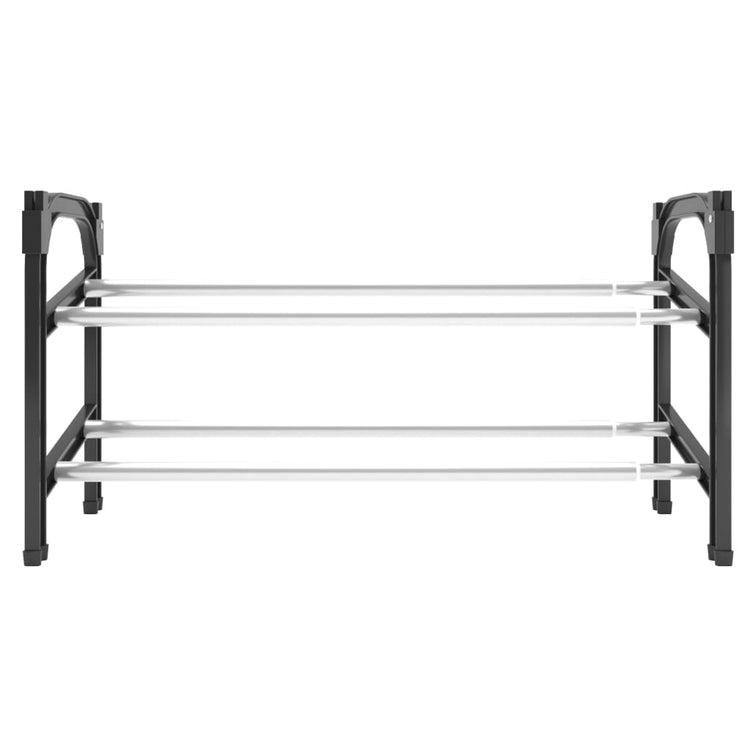 Vidaxl -Schuhregal mit 2 Regalen, die 119 x 24 x 37 cm erstrecken