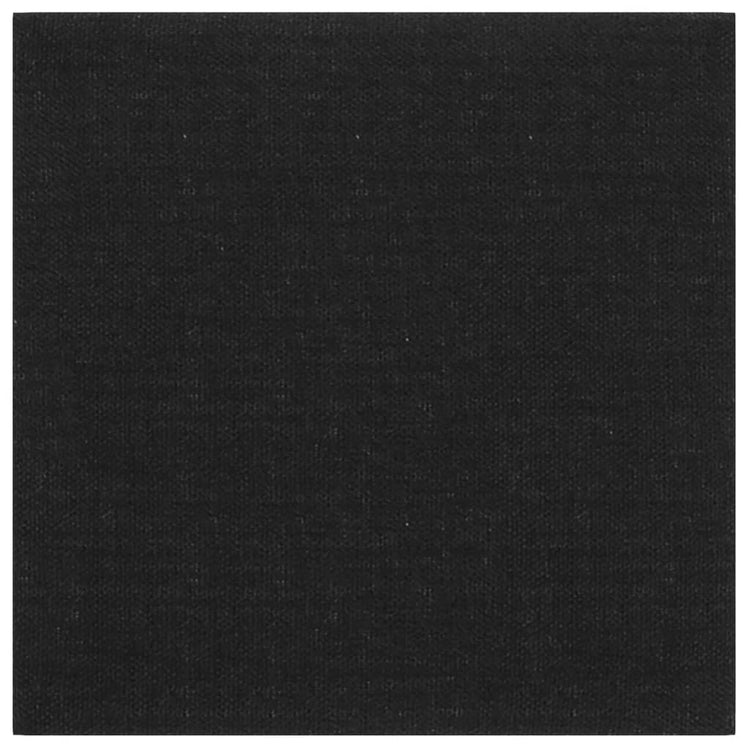 Vidaxl -Wandpaneele 12 ST 1,08 m² 30 x 30 cm Stoff schwarz