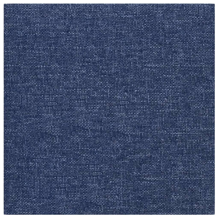 Vidaxl Wandpaneele 12 ST 1,08 m² 30 x 30 cm Stoff blau