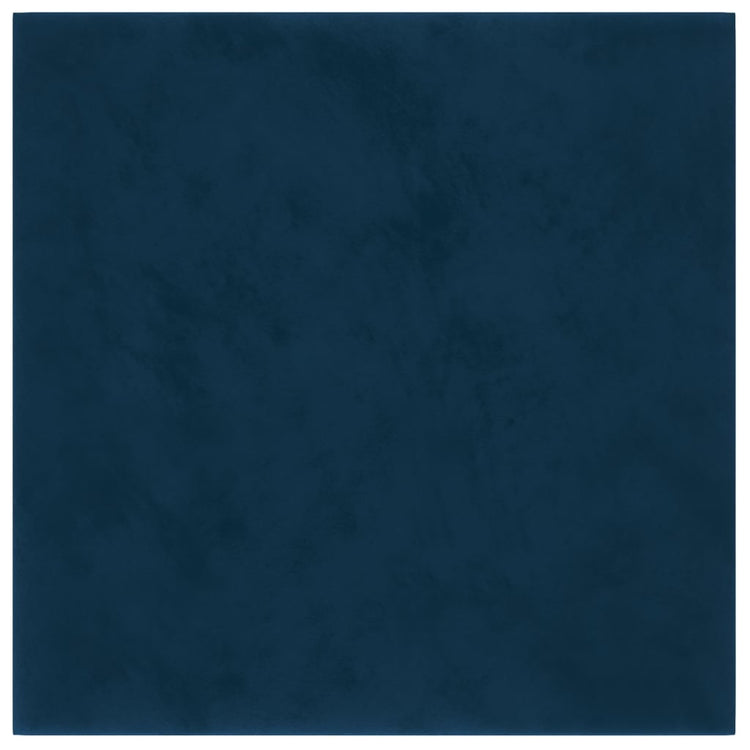 Vidaxl -Wandplatten 12 ST 1,08 m² 30 x 30 cm Samtblau