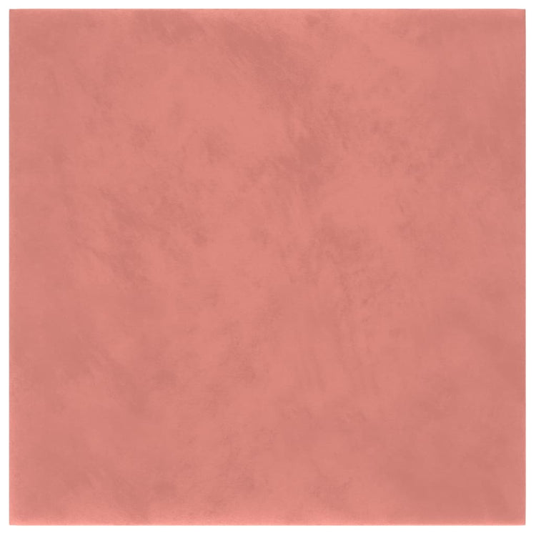 Vidaxl -Wandplatten 12 ST 1,08 m² 30 x 30 cm Samtrosa