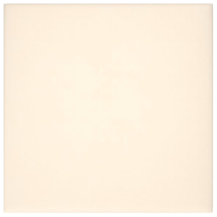 VIDAXL -Wandpaneele 12 ST 1,08 m² 30 x 30 cm Samtcreme -Colored
