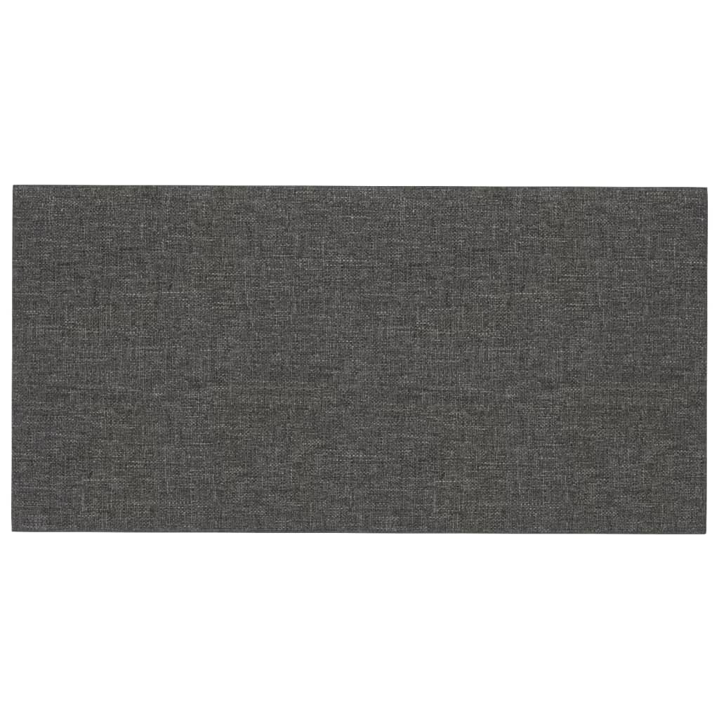 Vidaxl -Wandplatten 12 ST 2,16 m² 60 x 30 cm Dunkelgrau