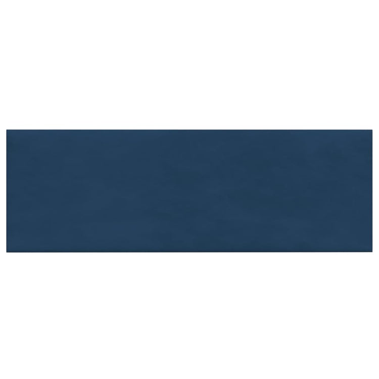 Vidaxl -Wandplatten 12 ST 3,24 m² 90 x 30 cm Samtblau