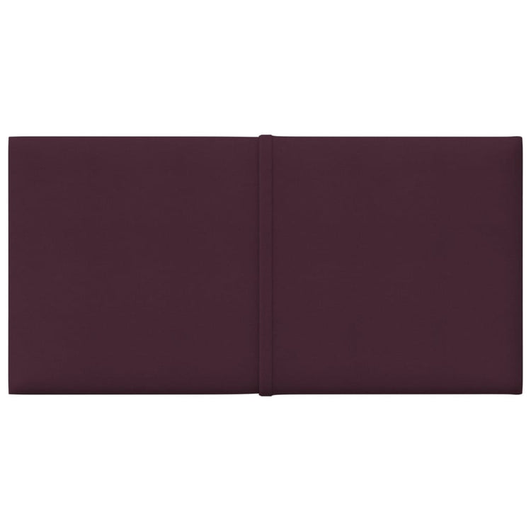 Vidaxl Wandpaneele 12 Stcs 0,54 m² 30 x 15 cm Stoff lila
