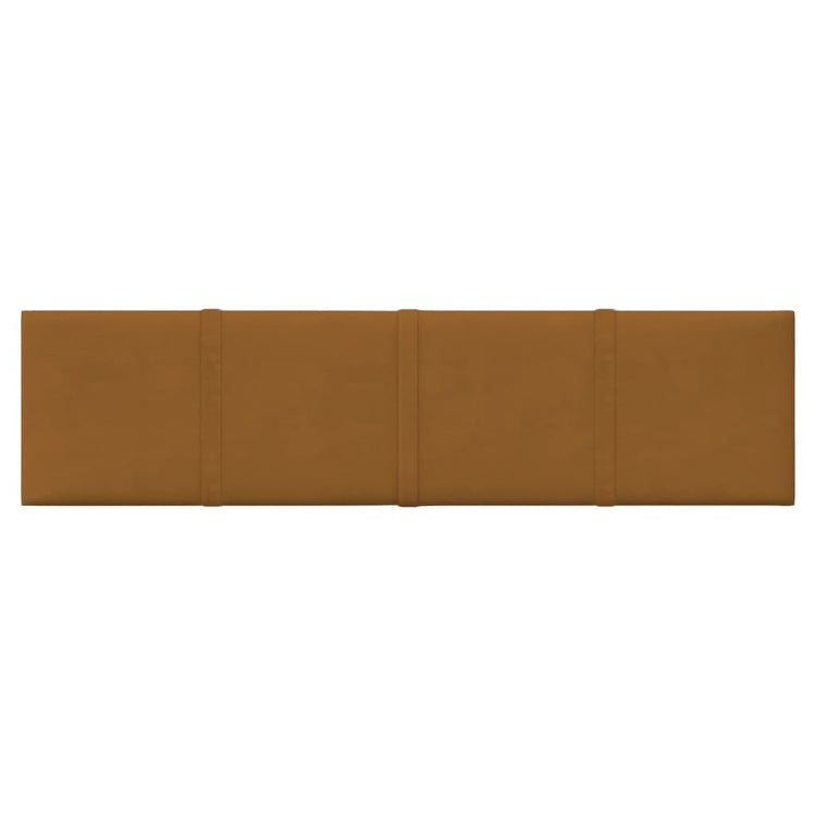 Vidaxl -Wandplatten 12 ST 1,08 m² 60x15 cm Samtbraun