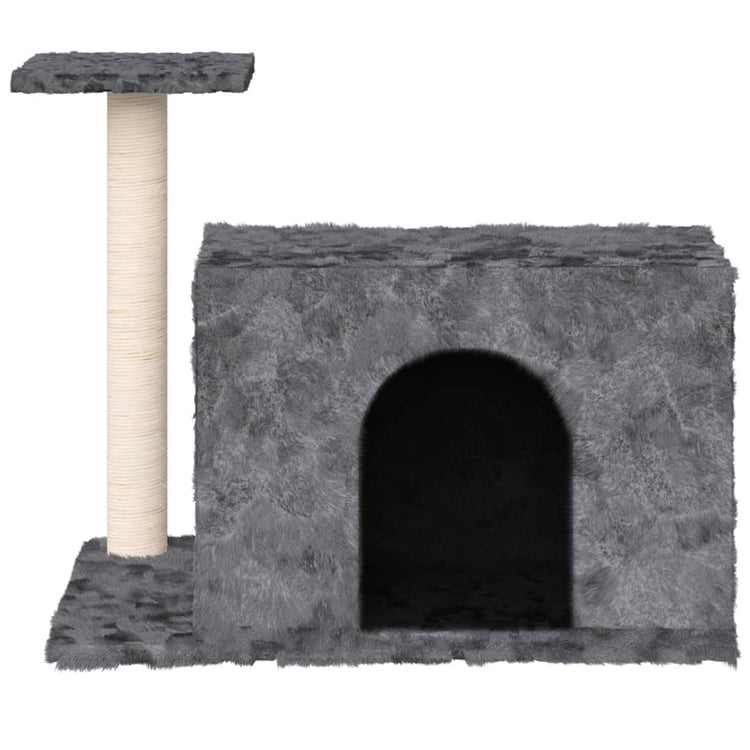 Vidaxl -Katzenmöbel mit Sisalkratzen 51 cm dunkelgrau