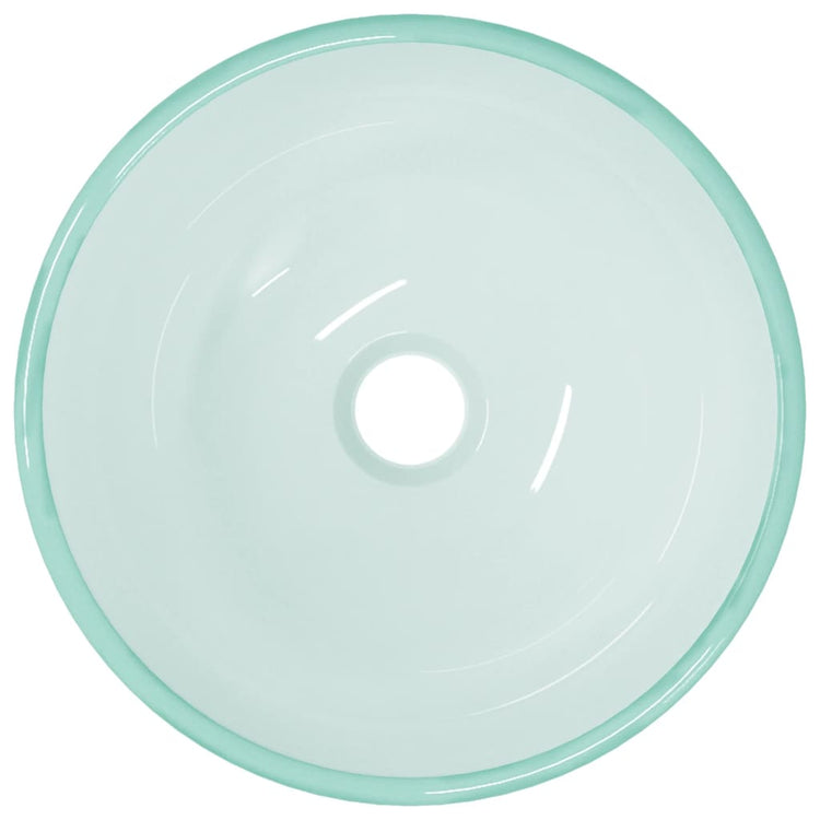 VIDAXL WASHBAIN 30 x 12 cm Temperiertes Glas matt