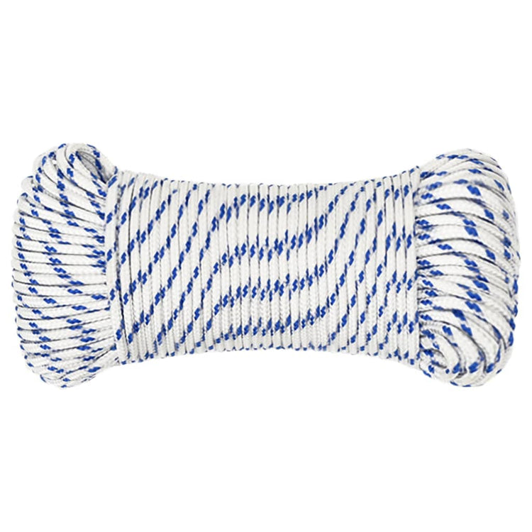 VIDAXL -Kofferchen -Seil 4 mm 100 m Polypropylenweiß