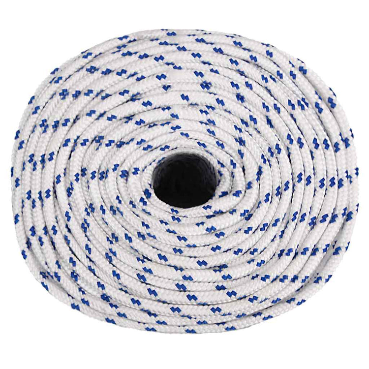 VIDAXL -Sturzseil 8 mm 250 m Polypropylenweiß