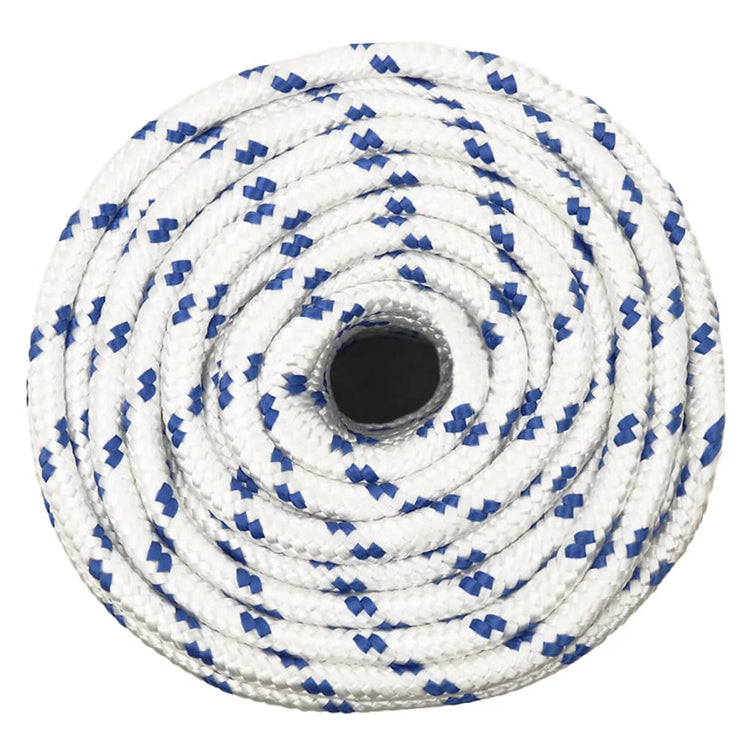 VIDAXL -Sturzseil 14 mm 25 m Polypropylenweiß