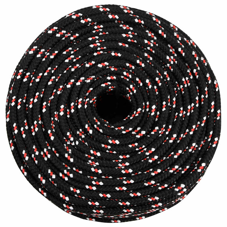VIDAXL -Kofferchen -Seil 10 mm 500 m Polypropylenschwarz
