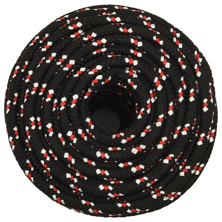 VIDAXL -Kofferchen Seil 18 mm 25 m Polypropylenschwarz