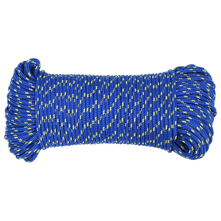 Vidaxl -Bootseil 3 mm 250 m Polypropylenblau